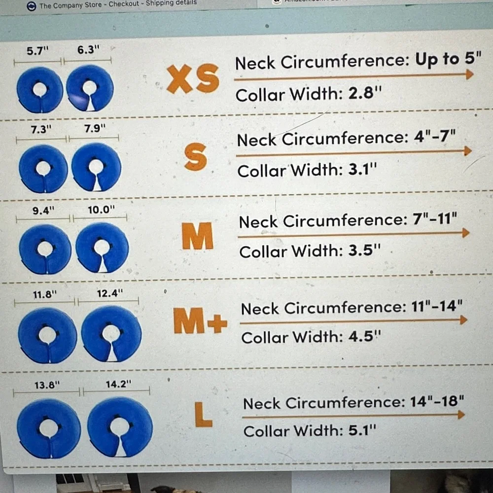 NWT Inflatable Dog Cone Collar, Small